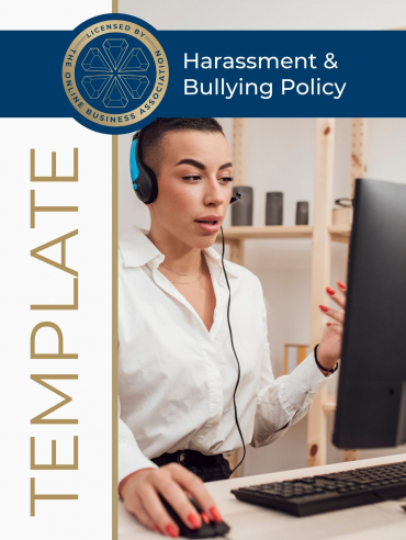 Harassment and Bullying Policy Cover