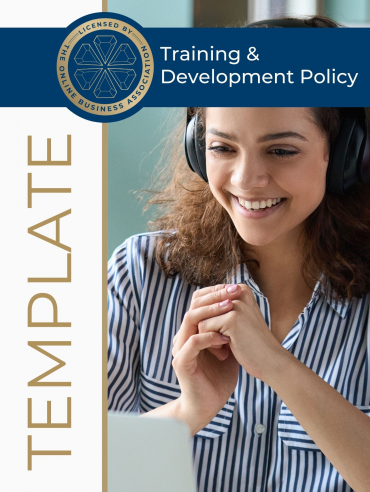 Training and Development Policy Cover